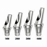 Angulated 15° Shoulder Titanium Abutment Osstem Regular Compatible