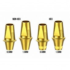 Gold T-Base Dentium / Implantium Super Line Replica HEX/NON HEX