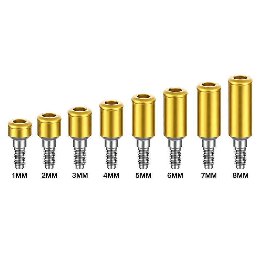 Flat Locator Abutment — H 8 mm