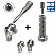 Angled Multi Unit Abutment 17° Titanium Sleeve Straumann BL RC Fit