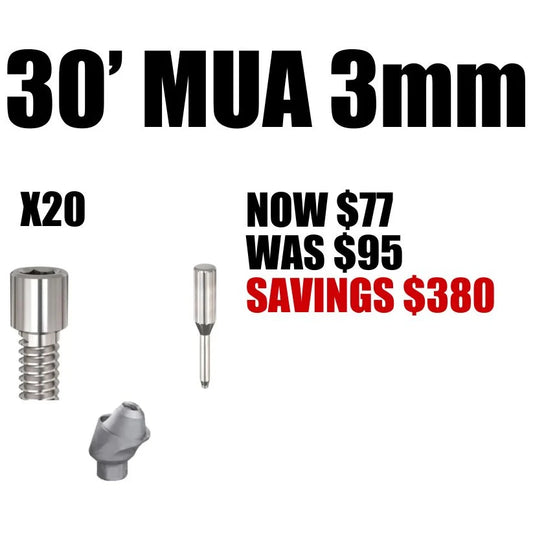 20 OFF 20 Bundle: 30’ MUA 3mm