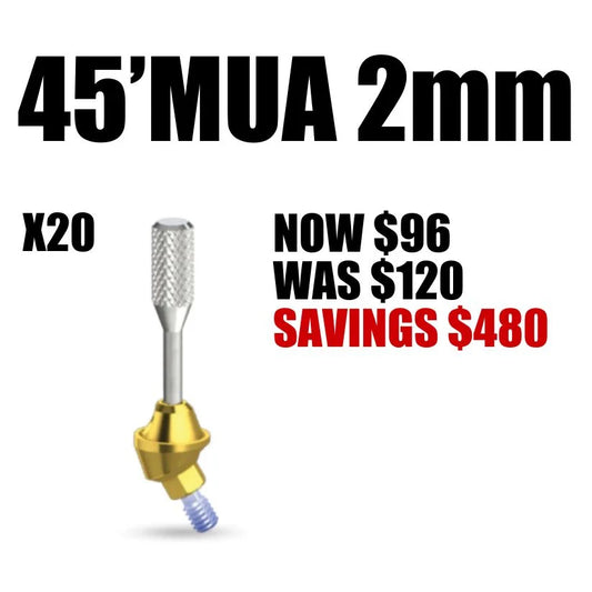 20 OFF 20 Bundle: 45’MUA 2mm