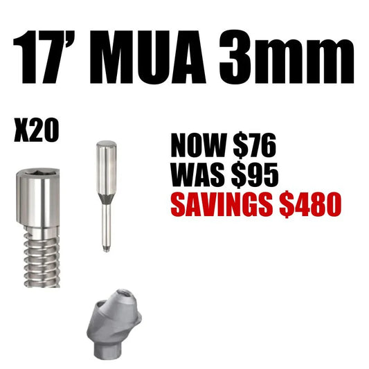 20 OFF 20 Bundle: 17’ MUA 3mm