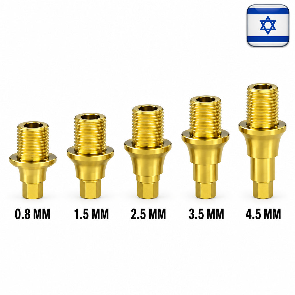 Gold T-base Wide CAD/CAM Digital Neodent GM Fit
