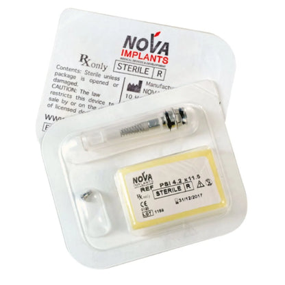 20 OFF 20 Bundles: Nova Internal Hex Implants $69 Per Implant