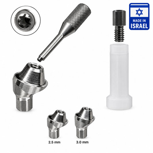 Angled Multi Unit Abutment 17° Plastic Sleeve Straumann BL NC Fit