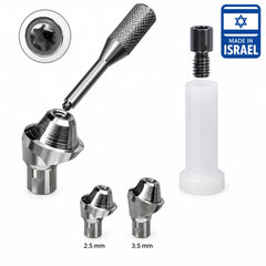 Angled Multi Unit Abutment 17° Plastic Sleeve Straumann BL RC Fit