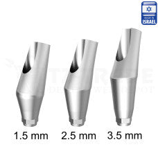 Angulated 15° Titanium Abutment Dentium Regular Compatible