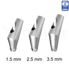 Angulated 25° Titanium Abutment Dentium Regular Compatible