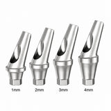 Angulated 25° Shoulder Titanium Abutment Osstem Regular Compatible