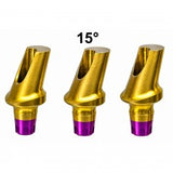Angulated 15° Wide Body Abutment Fits MIS SP C1-V3