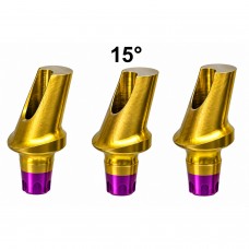 Angulated 15° Wide Body Abutment Fits MIS SP C1-V3