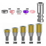 Flat Titanium Abutment 1-5 mm Dentium Regular Compatible Set