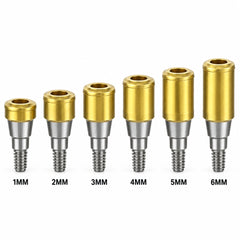 Flat Titanium Abutment 1-6 mm Neodent GM Compatible