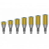 Flat Titanium Abutment 1-7 mm Dentium Regular Compatible