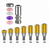 Flat Titanium Abutment 1-7 mm for Nobel Active RP Set