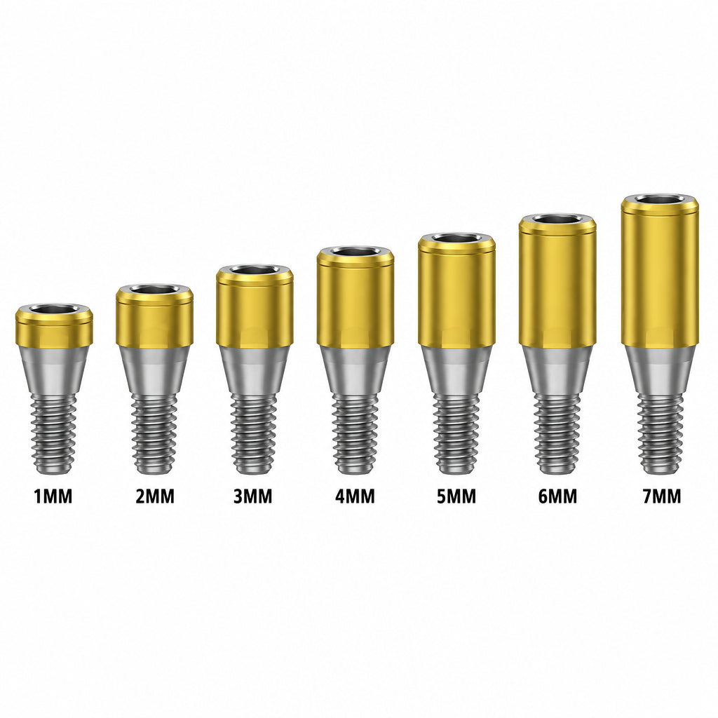 Flat Titanium Abutment for Nobel Active RP