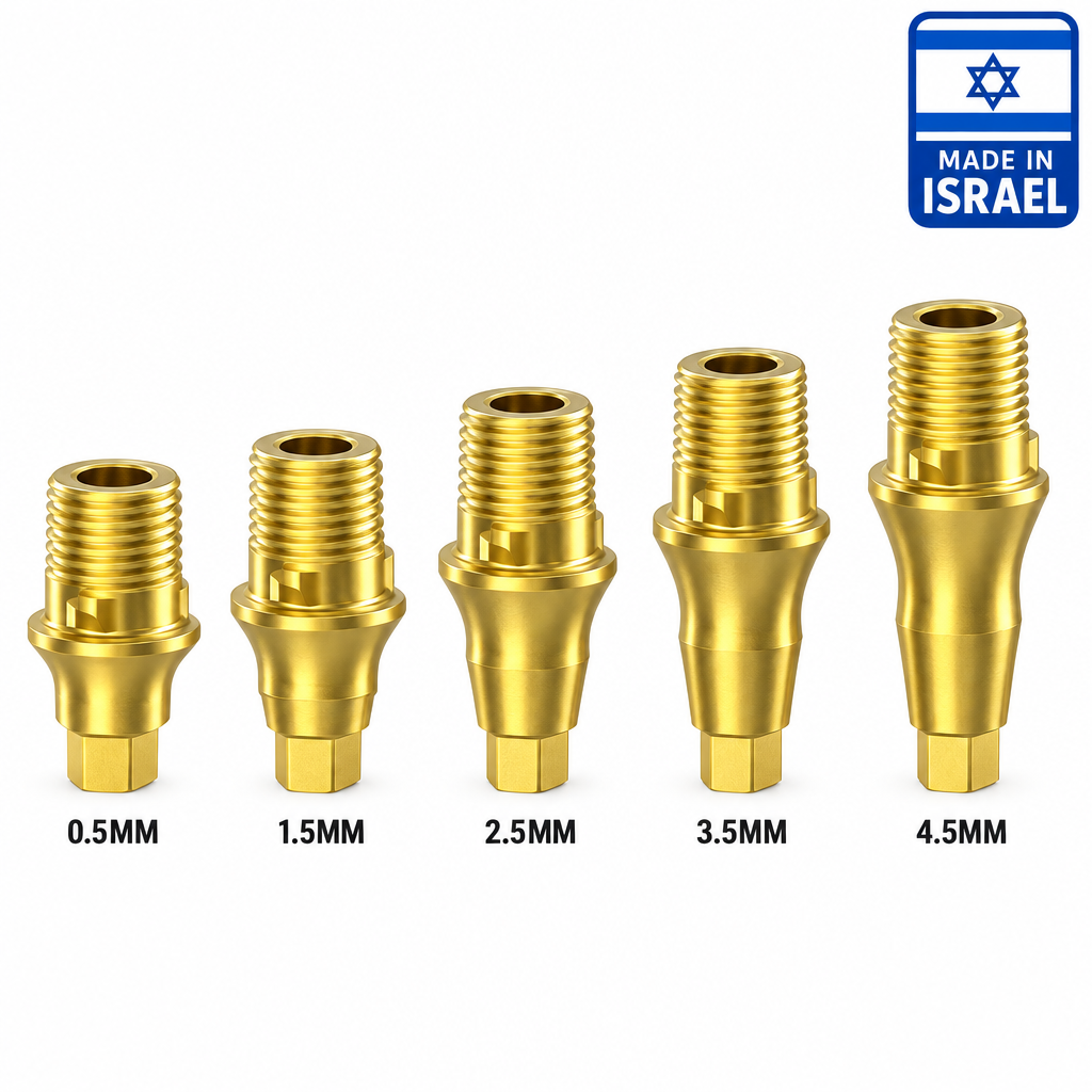 Gold CAD/CAM T-Base for Neodent GM