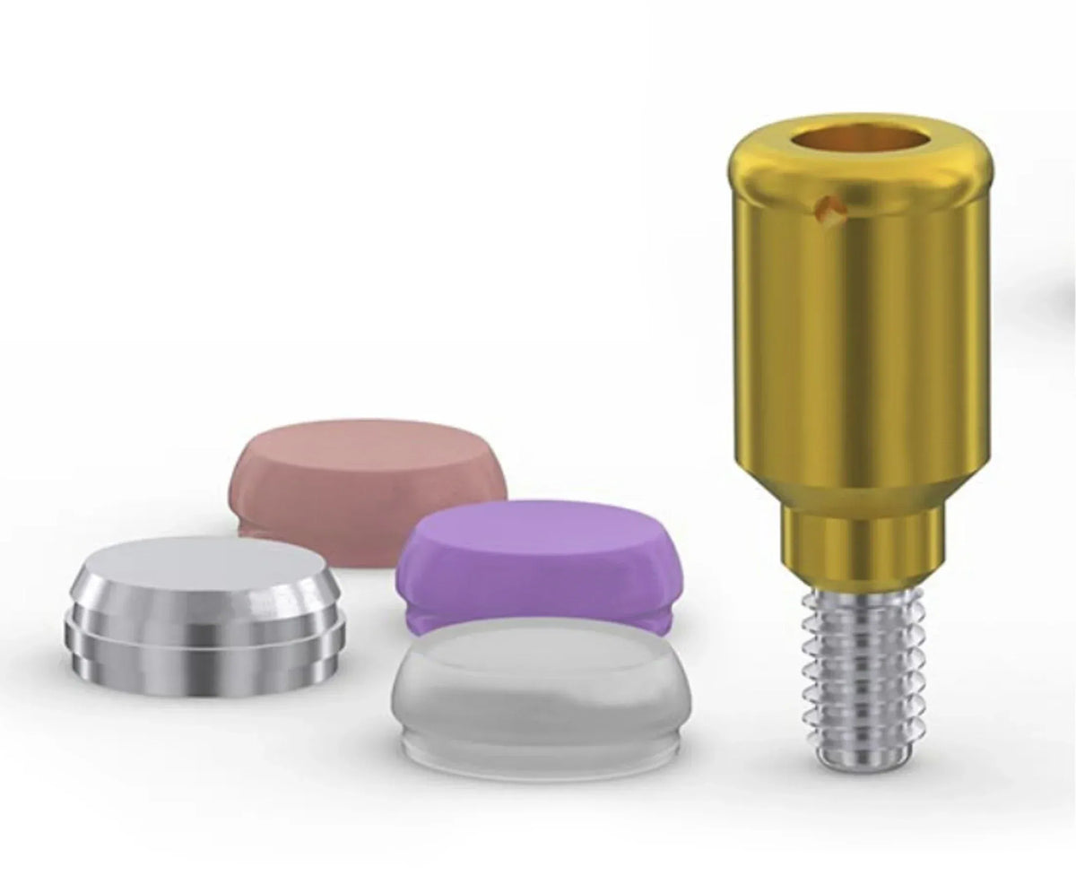 Nova Implant System flat Titanium Abutment 1-7 mm set  Regular platform