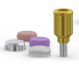 Nova Implant System flat Titanium Abutment 1-7 mm set  Regular platform