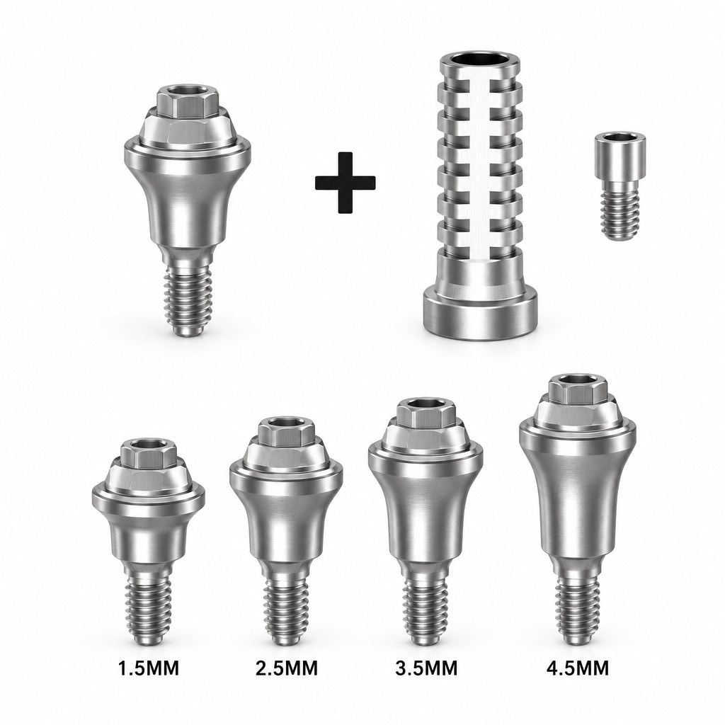 Straight Multi-Unit Fits MegaGen AnyRidge – Titanium Sleeve