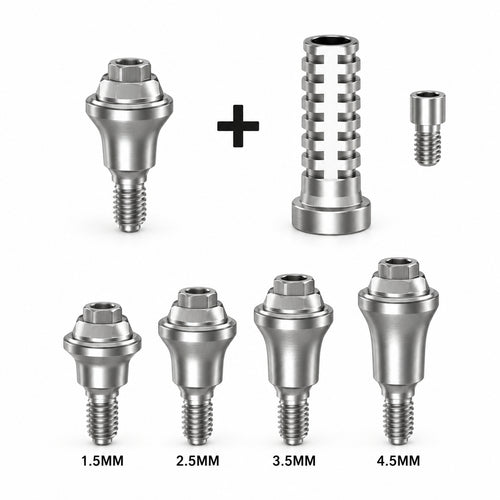 Straight Multi-Unit Fits MegaGen AnyRidge – Titanium Sleeve