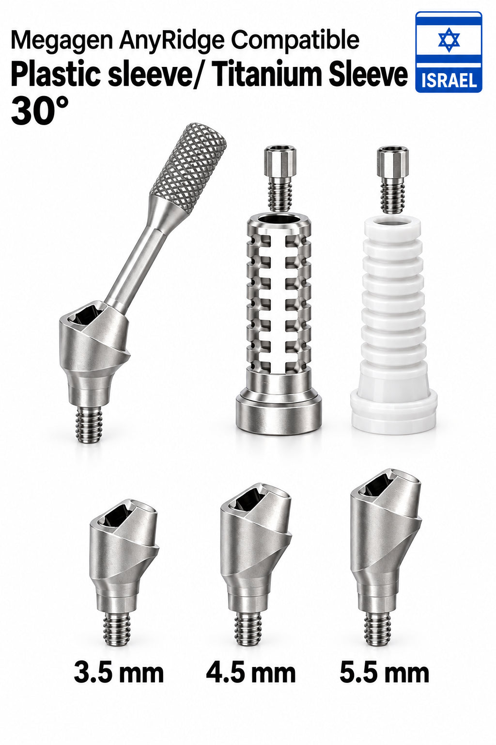 Angled Multi-Unit 30° Fits MegaGen AnyRidge