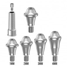 Straight Multi-Unit with Titanium Sleeve Fits Dentium / Implantium