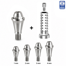 Straight Multi-Unit Abutment with Titanium Sleeve Nobel Active RP