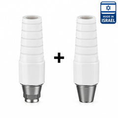 UCLA Dental Implant Abutments Chrome Cobalt Base Dentium / Implantium