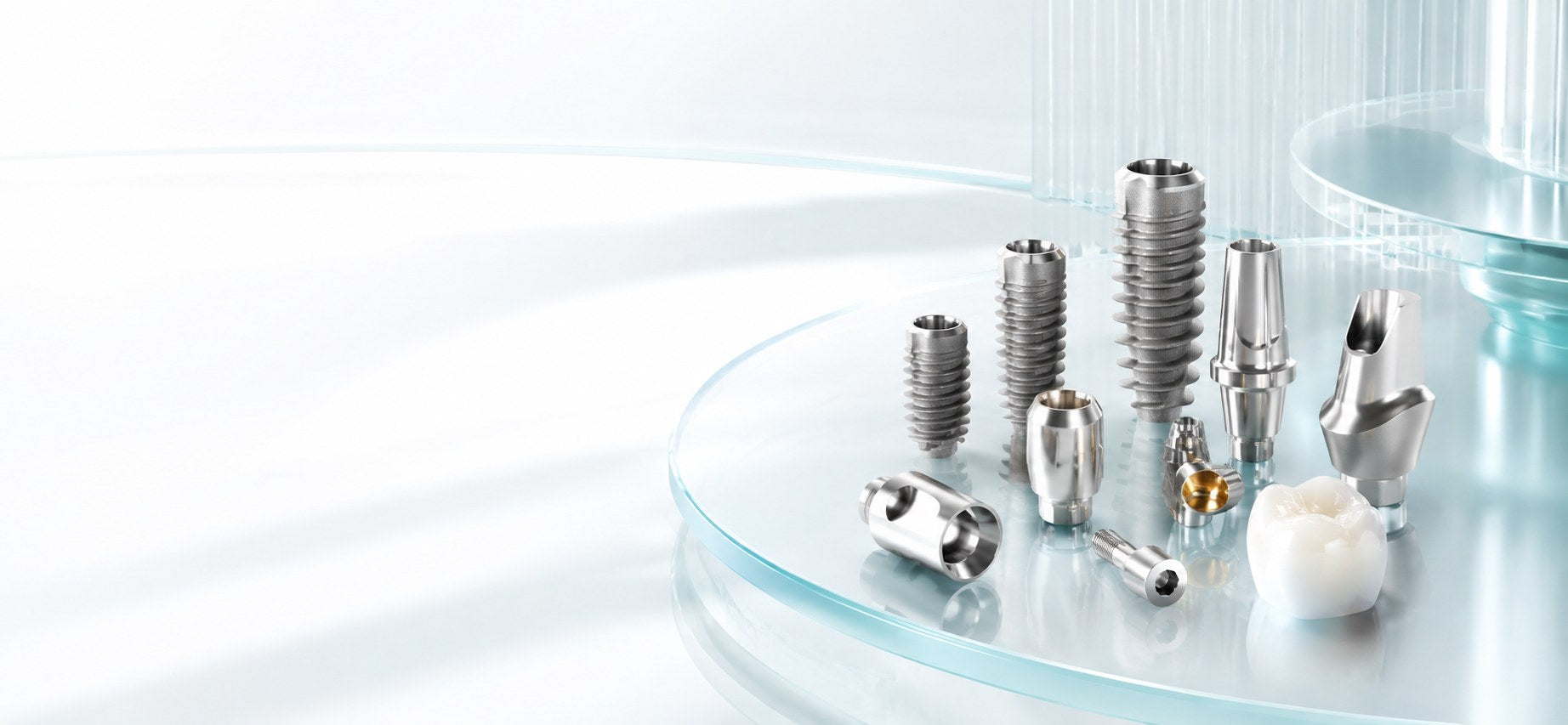 Professional dental components being prepared for careful fulfillment